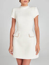 Round Neck / White / S
