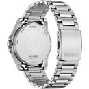 Citizen AW1810-85L Men's Eco-Drive Silver Steel Bracelet Watch