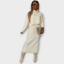 The Luxe Knit Sweater & Skirt Set