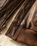 Leonardo — Leather Aviator Jacket