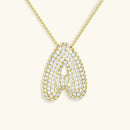 Bubble Initial Necklace