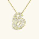 Bubble Initial Necklace