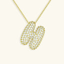 Bubble Initial Necklace