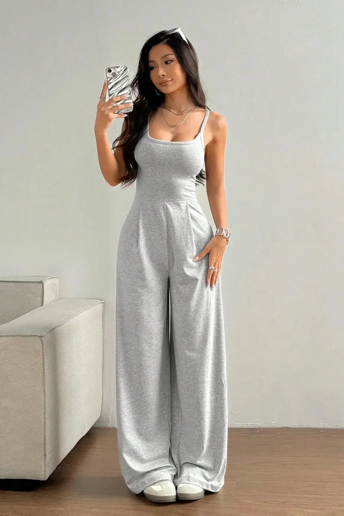 The Off-Duty Luxe – Soft Stretch Jumpsuit