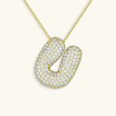 Bubble Initial Necklace