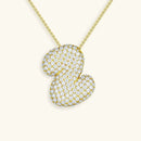 Bubble Initial Necklace